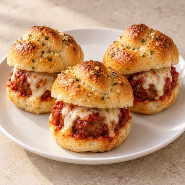 Bambino Meatball Sliders.