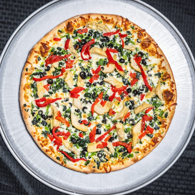 The Olympian Pizza (White Pizza).